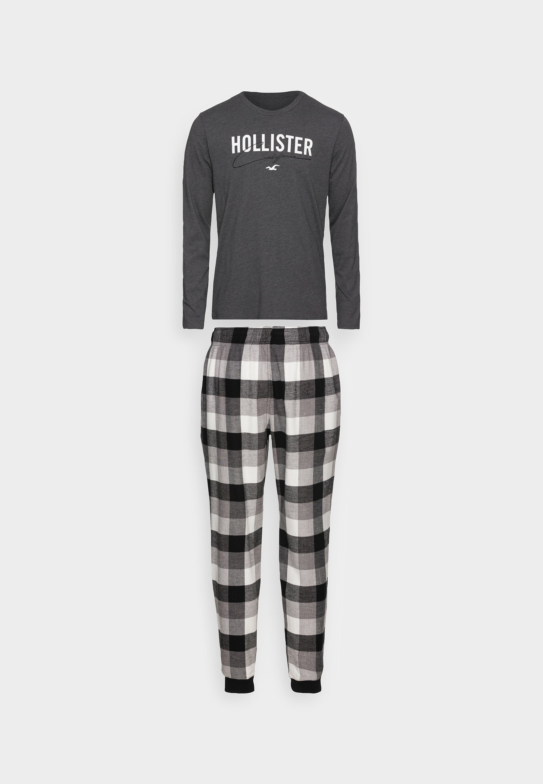 giro Indirecto Especialidad Hollister Co. BOTTOM SET - Pijama - grey buff/gris - Zalando.es