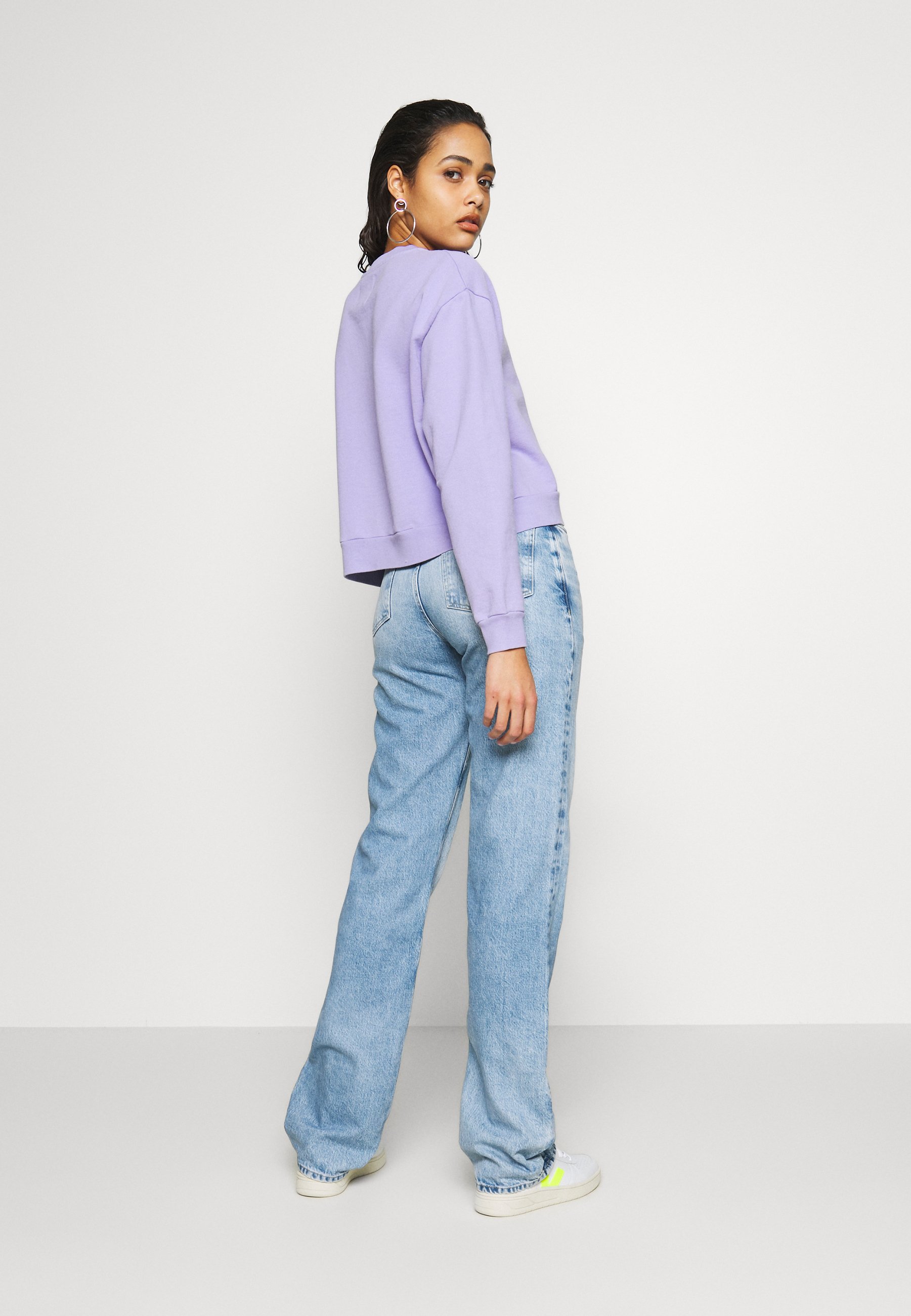 Pepe Jeans DUA LIPA x PEPE JEANS - Straight leg jeans - light blue denim/light-blue  denim - Zalando.de