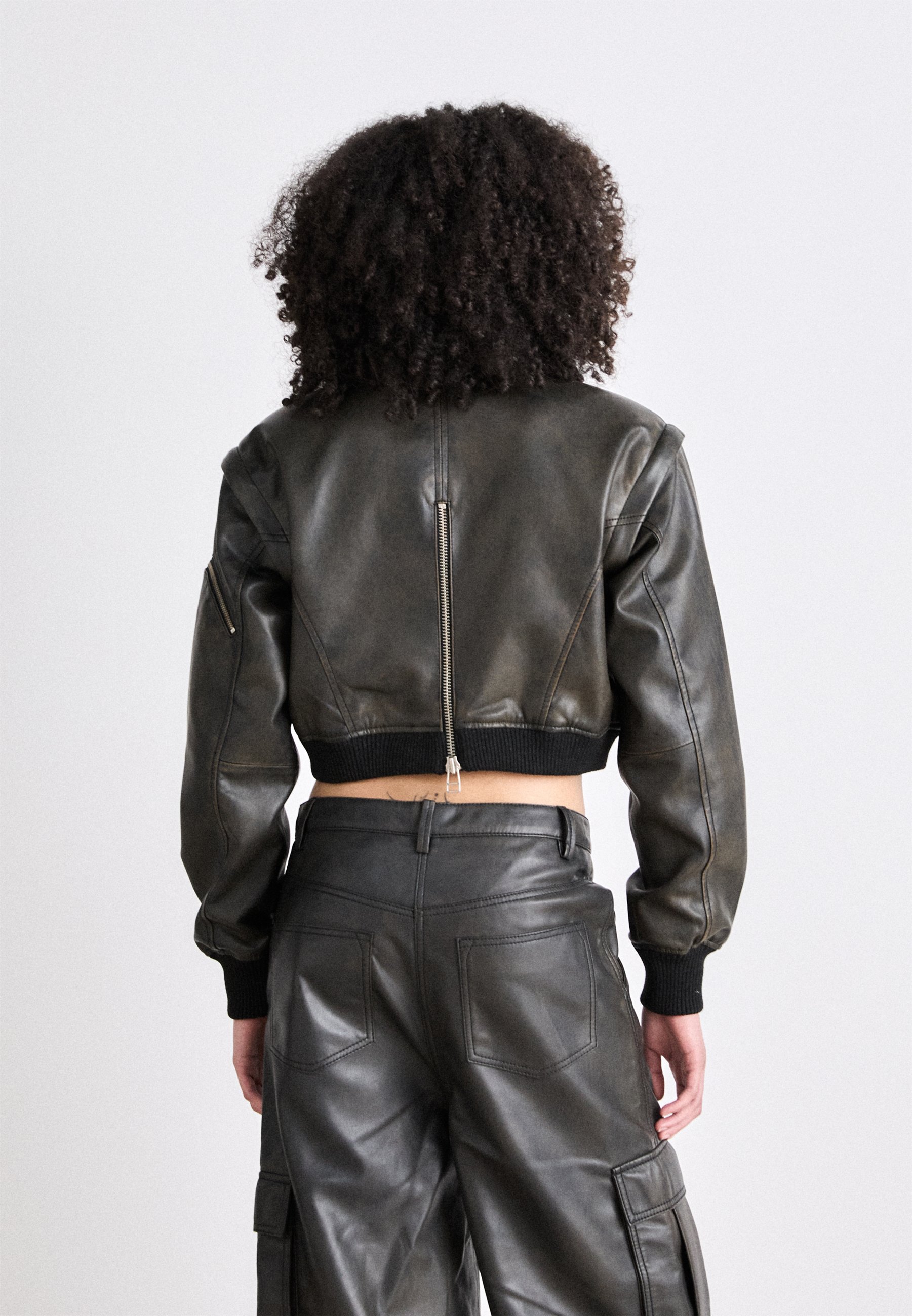 2nd Day EDITION JAZZ UNEVEN - Bomber Jacket - brown/black