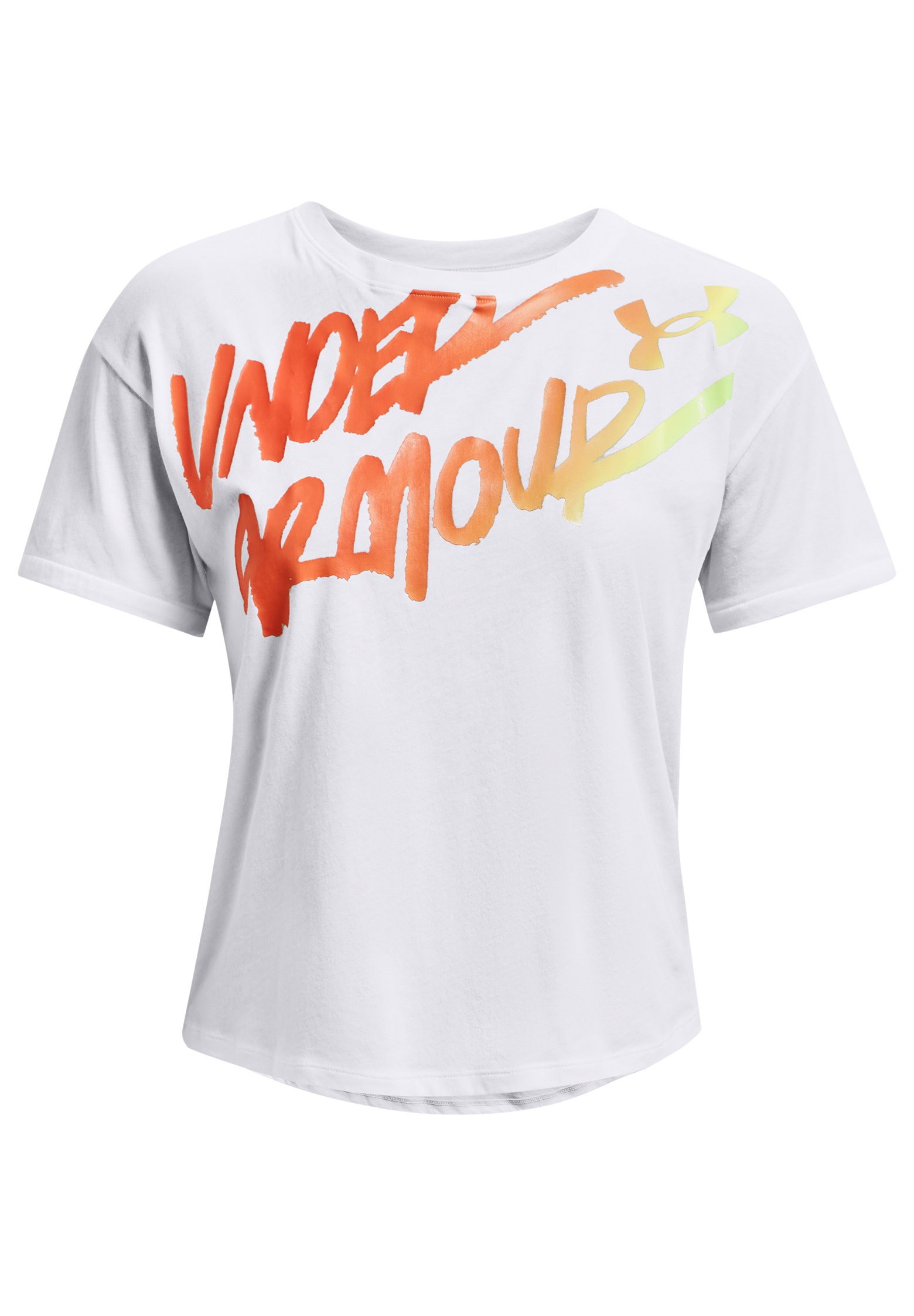 Women's Under Armour Chroma Graphic T-Shirt White / White XXL