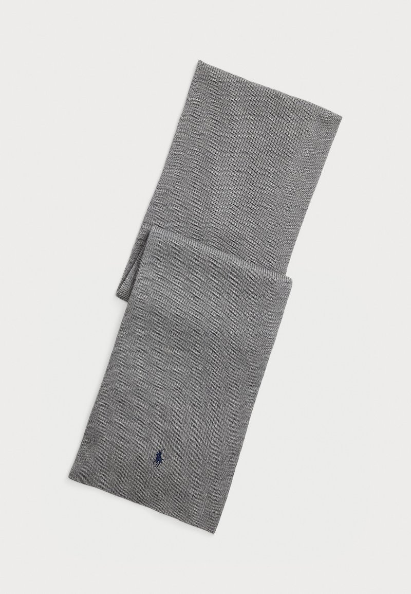 Polo Ralph Lauren SIGNATURE PONY WOOL SCARF - Sjal - fawn grey heather