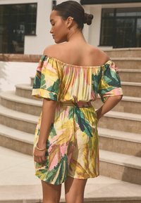 Next OFF SHOULDER  REGULAR FIT - Overall / Jumpsuit - coral aqua