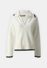COLLAR - Džemper - offwhite/black