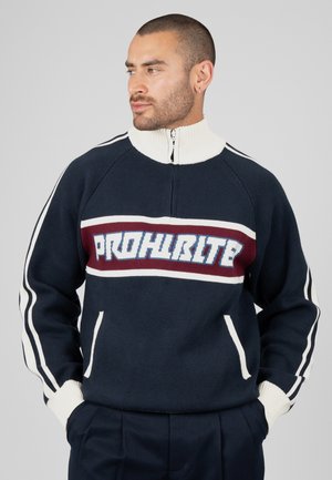 PROHIBITED, LETTERMAN UNISEX, granatowy