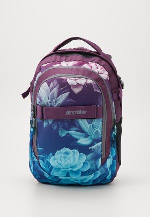 Fabrizio BACKPACK UNISEX - Schooltas - grey green /rose