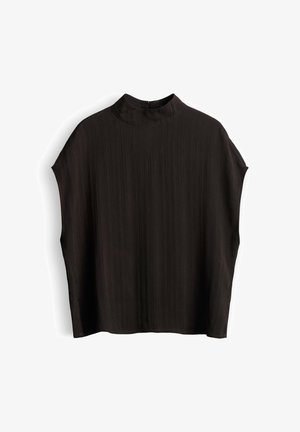 someday., RELAXED CRINKLED TEXTURE - Bluse - dark truffle