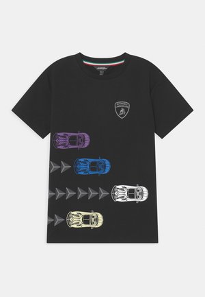 RACE CAR - T-shirt z nadrukiem - black