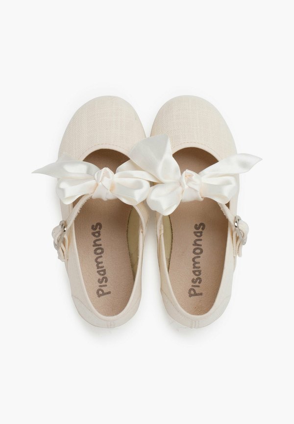 CEREMONIA LAZO – Riemchenballerina – marfil