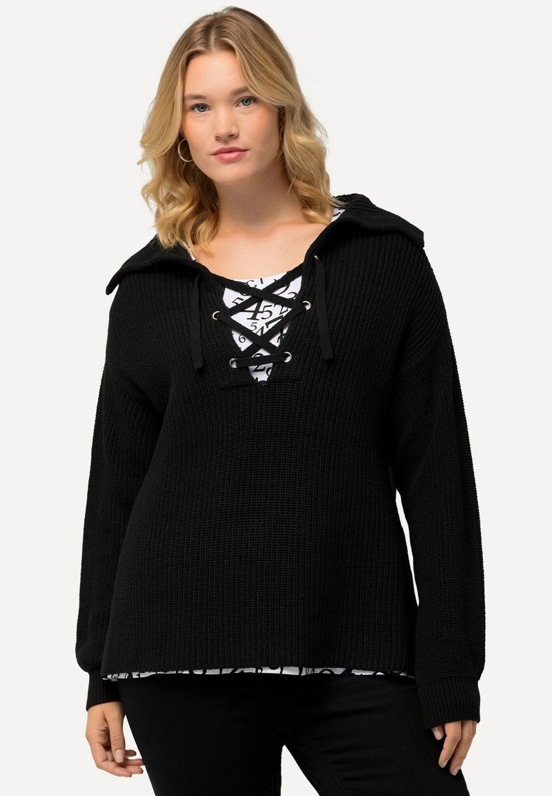 Ulla Popken Maglione - black