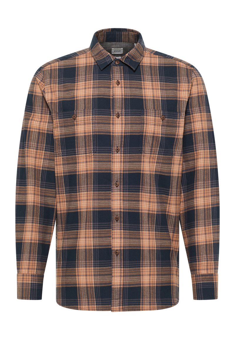 mustang Overhemd bruin