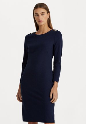 ROMEE SLEEVE DAY DRESS - Jerseykjole - lighthouse navy