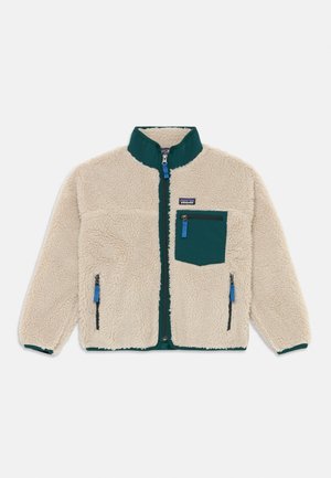 RETRO JACKET UNISEX - Fleece jacket - natural/cascade green