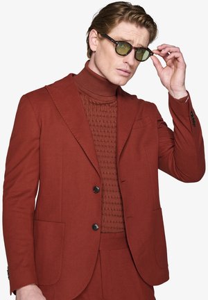 BARBERINI  - Blazere - brick red solid