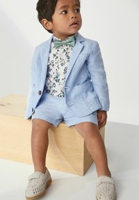 Next BLAZER SET WITH CHECK SHIRT - Sako - blue