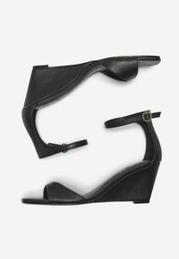 ONLY SHOES Sandali con zeppa - black