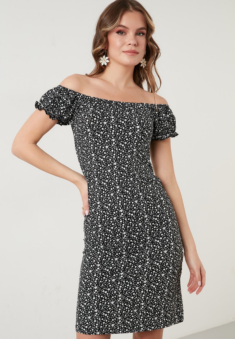 Damen Kleider | LELA Etuikleidblack/schwarz - OV76693 Damen Kleider | LELA Etuikleidblack/schwarz - OV76693