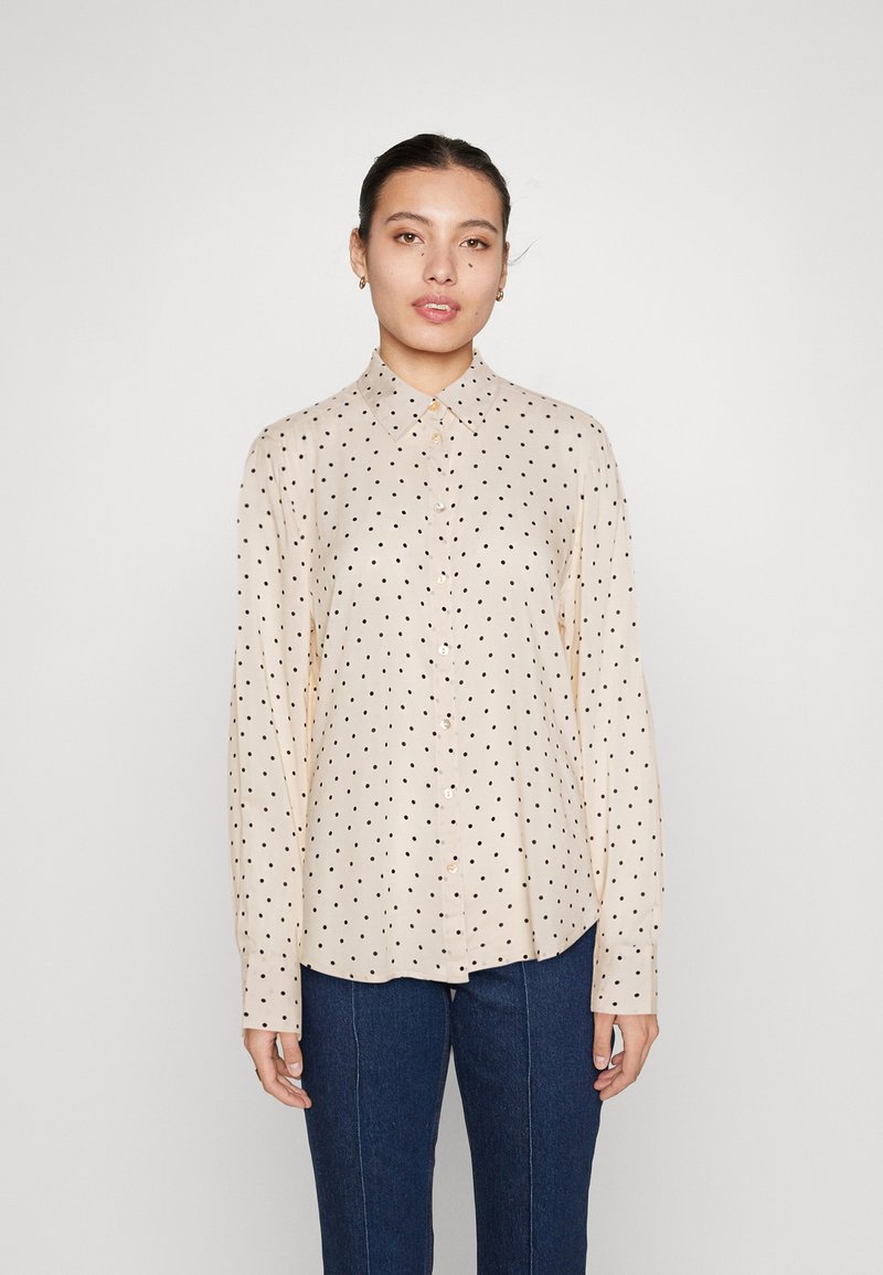 Lydia Button Down in Lavender