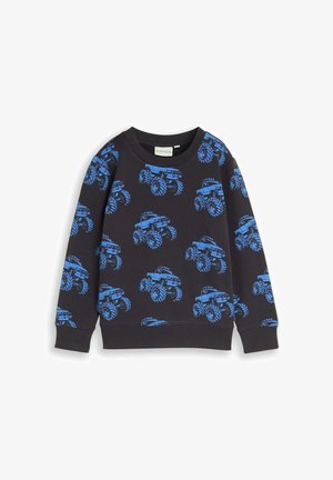 TOM TAILOR, TOM TAILOR STRICK & SWEATSHIRTS SWEATSHIRT MIT ALLOVER-PRINT - Sweatshirt - grey blue monster truck design