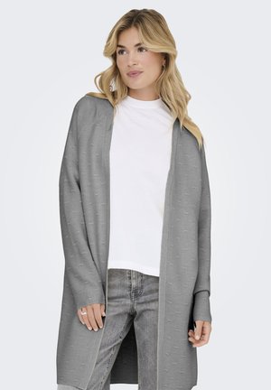KATIA LS STRUCT OPEN  - Chaqueta de punto - medium grey melange