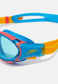 Speedo BIOFUSE JUNIOR UNISEX - Zwembril - bolt/mango/coral beach/blue