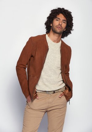 Maze Lederjacke - cognac
