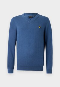 V NECK - Svetr - deep water