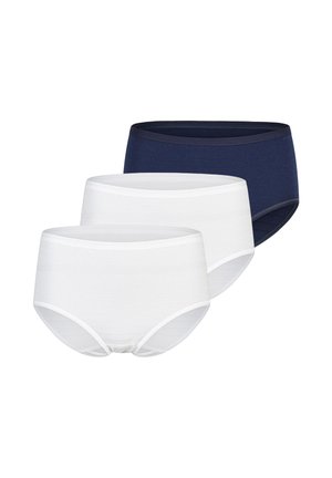 3 PACK - Briefs - weiß/dunkelblau