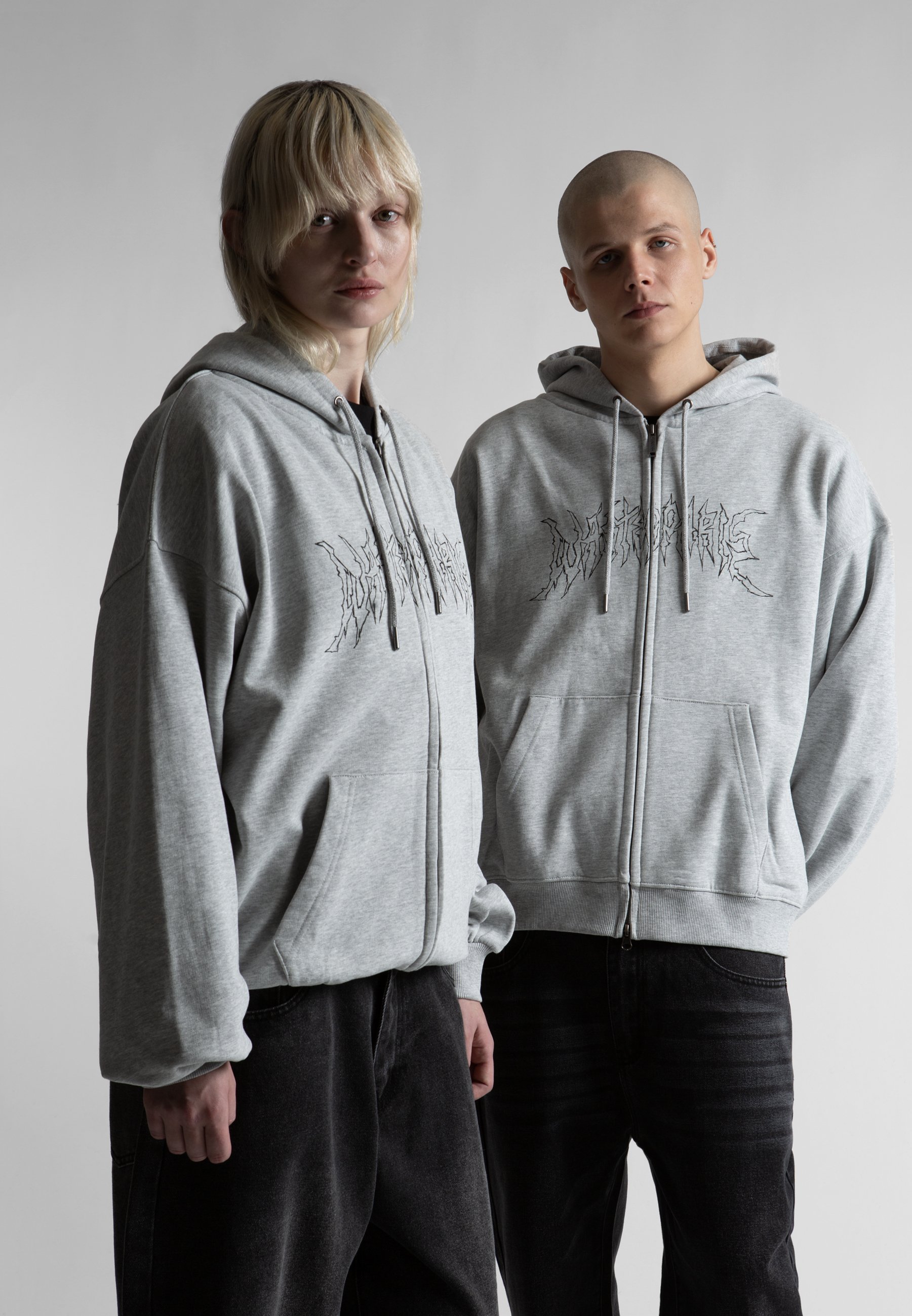 Wasted Paris DIARY BOXY ZIP HOODIE UNISEX - Bluză de molton cu