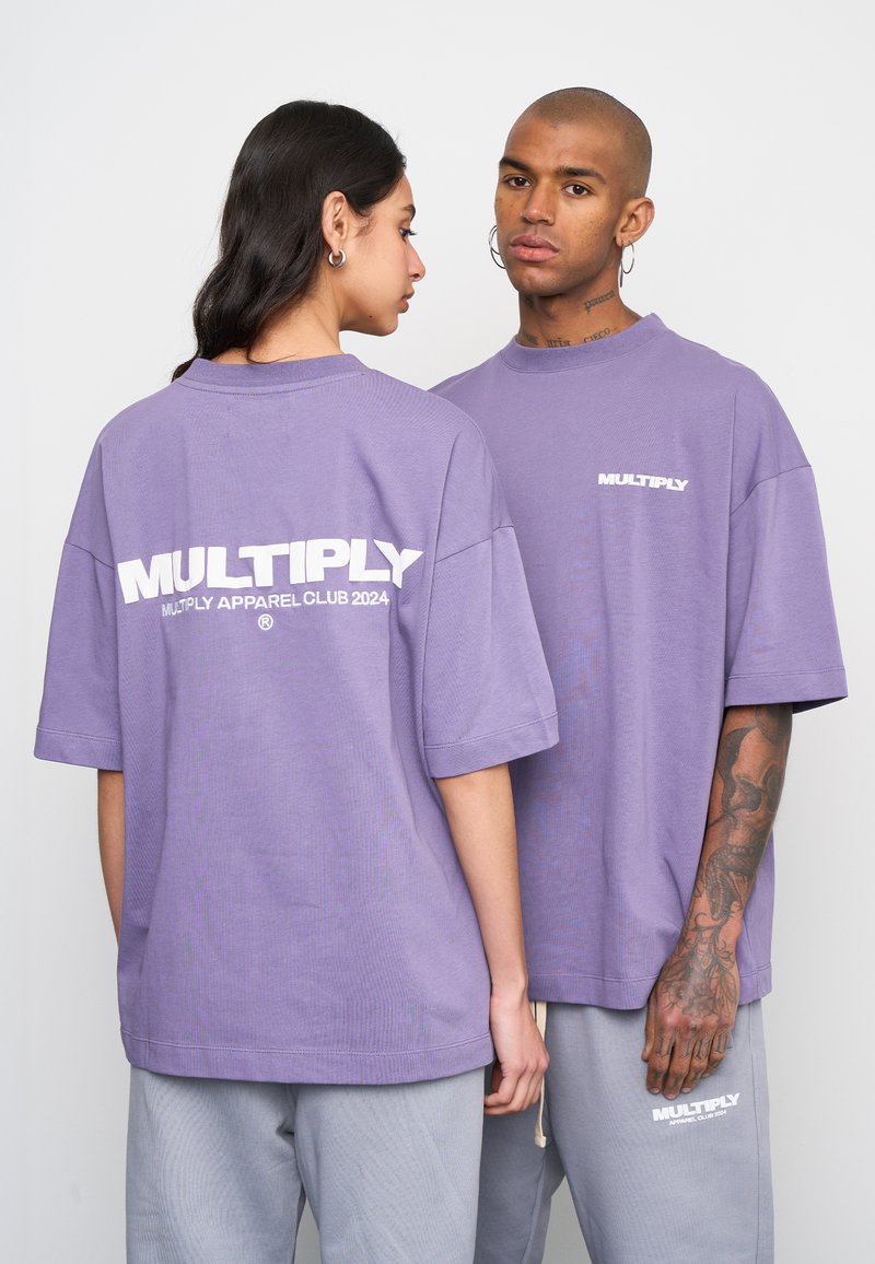Multiply Apparel FONT - T-shirts print - cadet