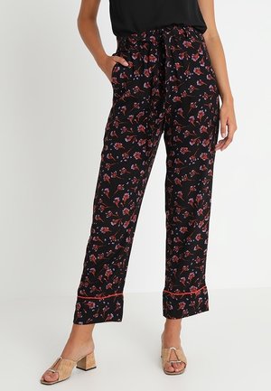 Stoffhose - black