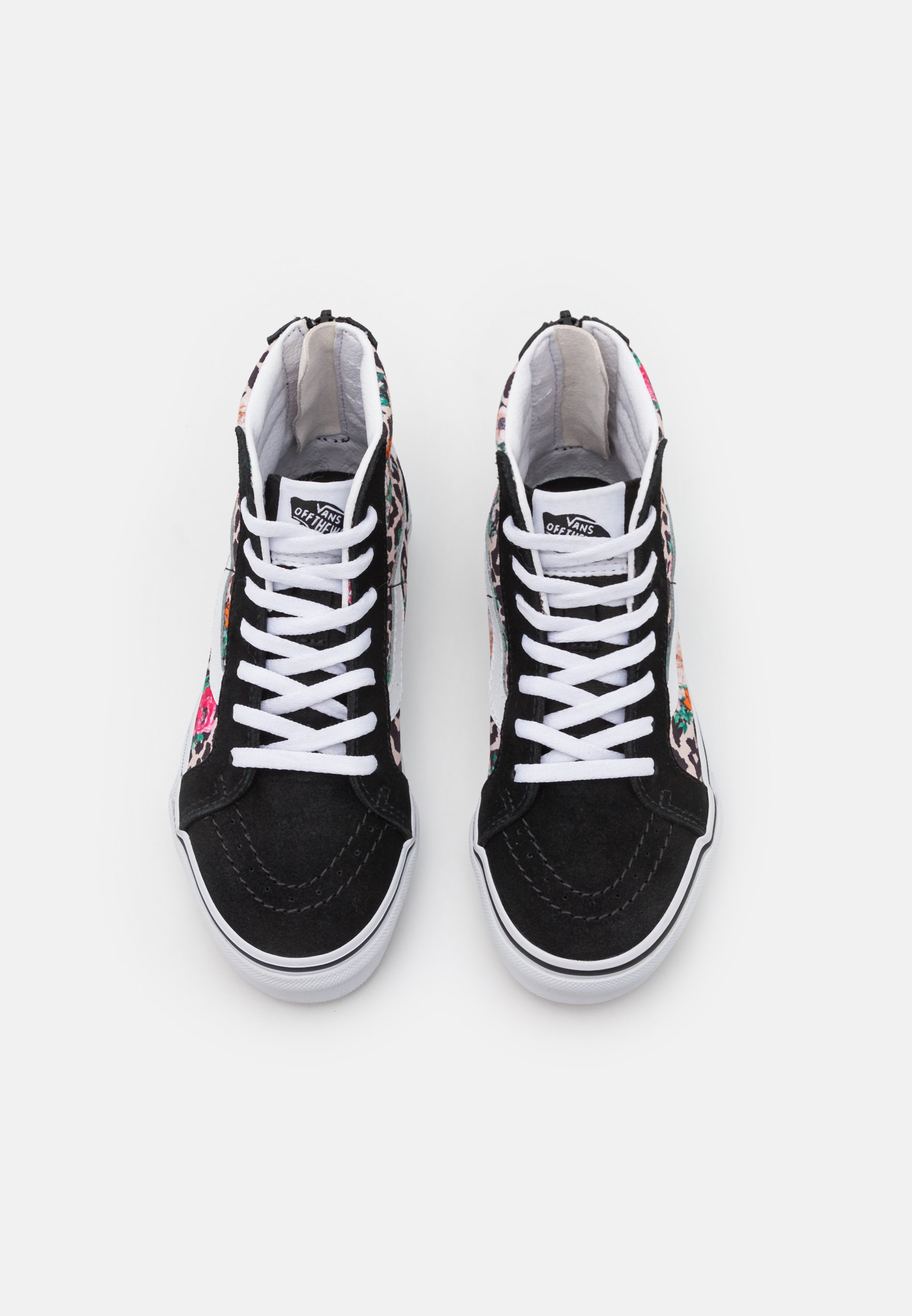 multi colored vans high tops