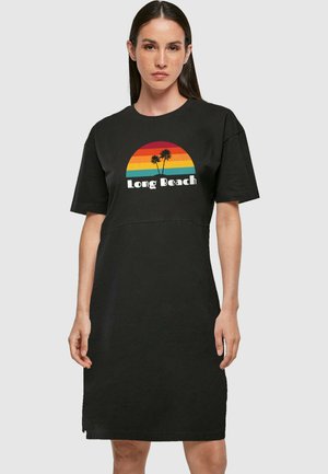 LONG BEACH - Jerseykleid - black