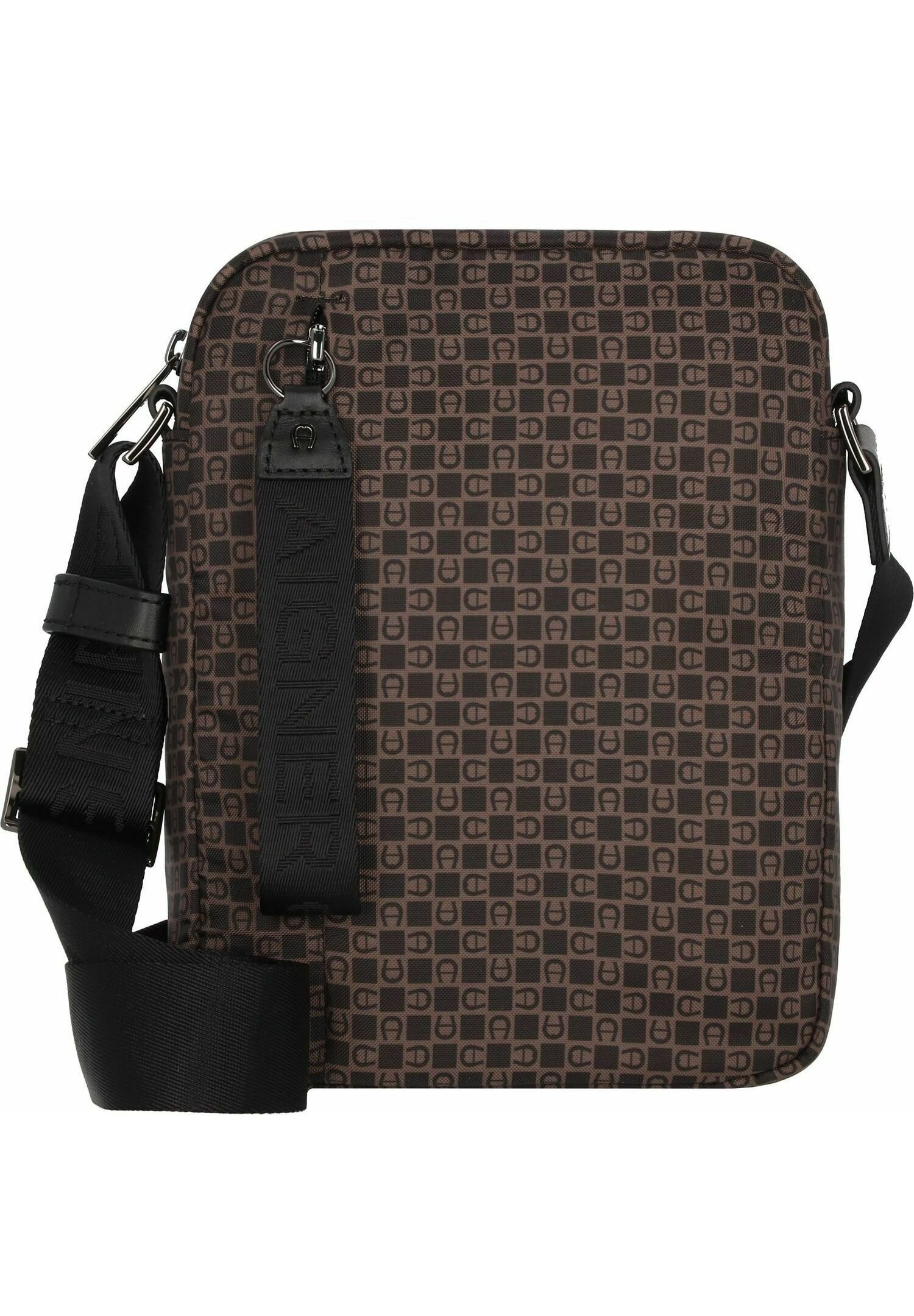 【AIGNER】NICO Crossbody Bag, dadino brown／ショルダーバッグ AIGNER NICO - Umhängetasche - dadino brown/braun - Zalando