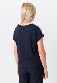 TUZZI Print T-shirt - sky blue weiss