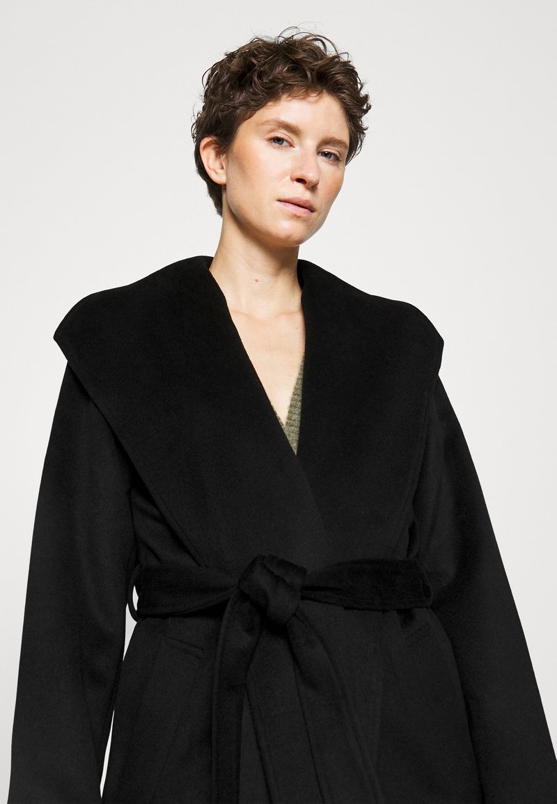 SELECTED FEMME Slfnew Alma Wool Coat Noos Cappotto, Grigio Acciaio/Dettaglio: Melange, 40 Donna