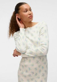 Vero Moda VMJULIA MID - Freizeitkleid - snow white