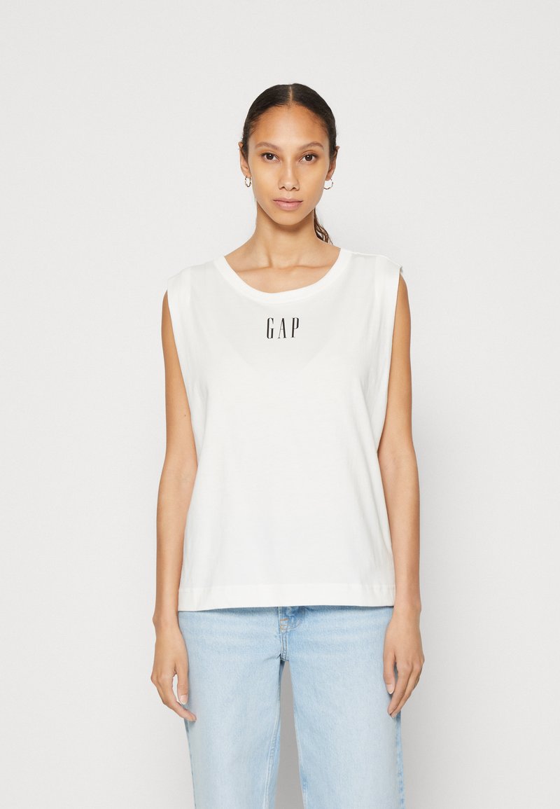 GAP LOGO MUSCLE TANK Top new off white/avorio Zalando.it