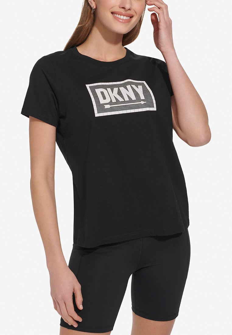 DKNY Sport T-shirt print zwart