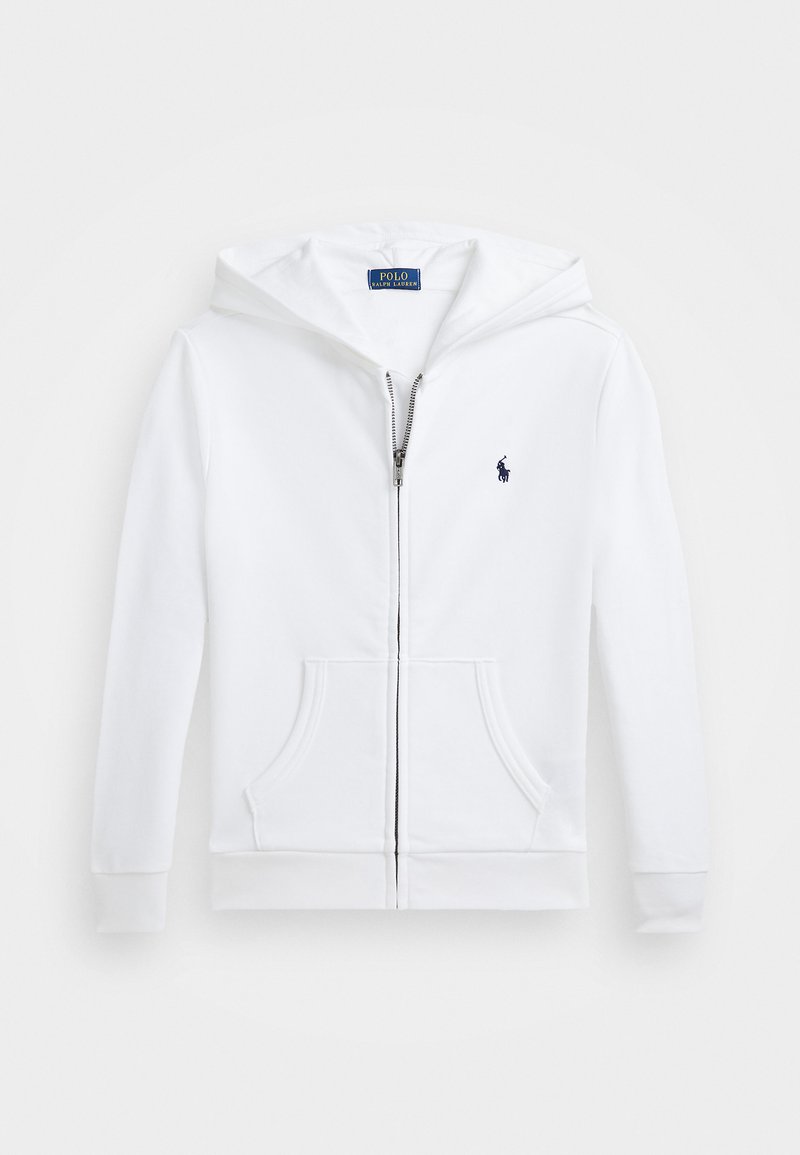 Polo Ralph Lauren - FRENCH TERRY FULL ZIP HOODIE - Mikina so zipsom - white, Zväčšiť