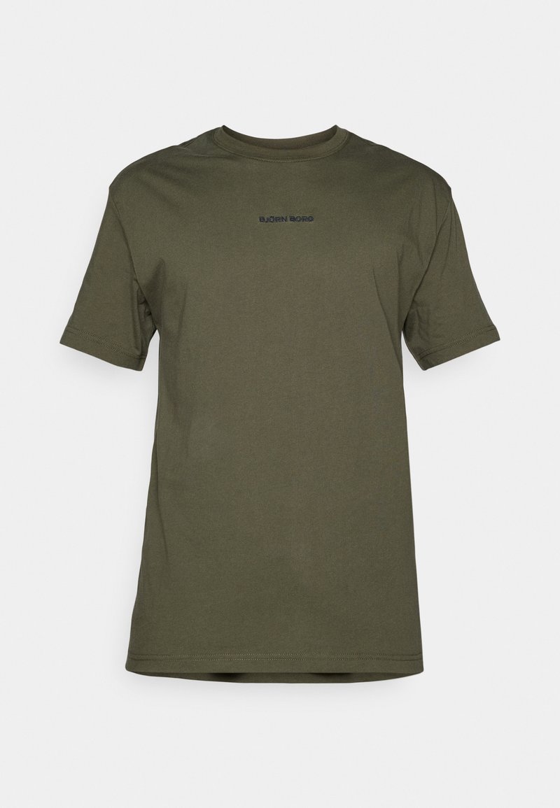 Björn Borg T-shirt basic olijfgroen