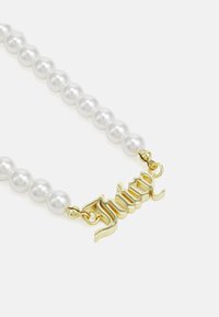 Juicy Couture NECKLACE - Ogrlica - white/gold-coloured