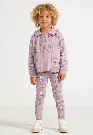 Lindex, LINDEX LEGGINGS WITH BRUSHED INSIDE LINDEX - Leggingsit - light dusty lilac