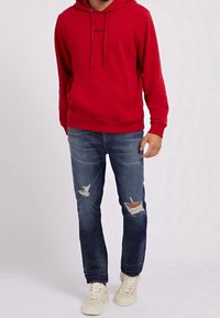 Guess Felpa con cappuccio - red