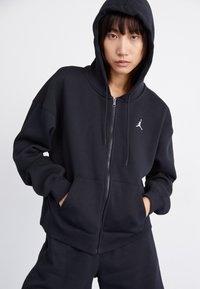 Jordan - Zip-up sweatshirt - black white Thumbnail Image 1