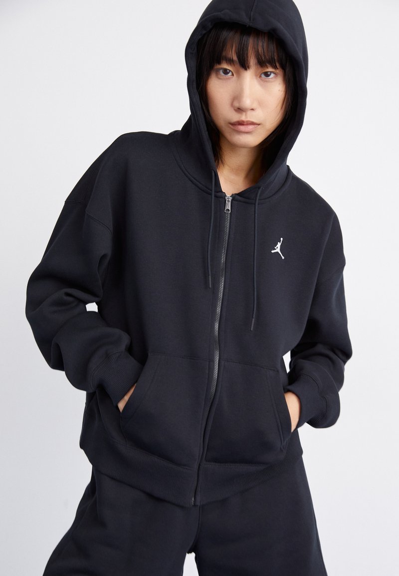 Jordan Zip-up sweatshirt - black white
