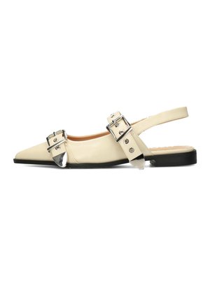 Posh by Poelman, Ballerines à brides arrière - white