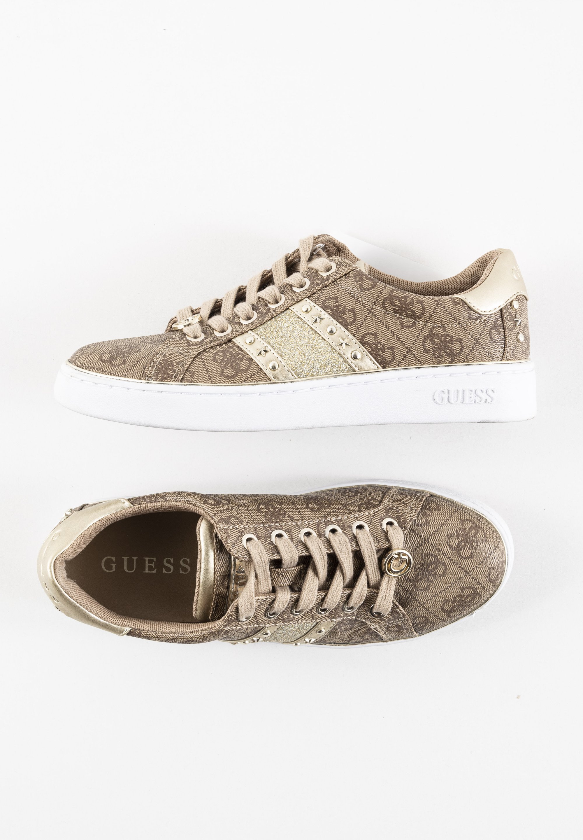 Guess Sneaker low brown/braun (Pre-owned) Zalando