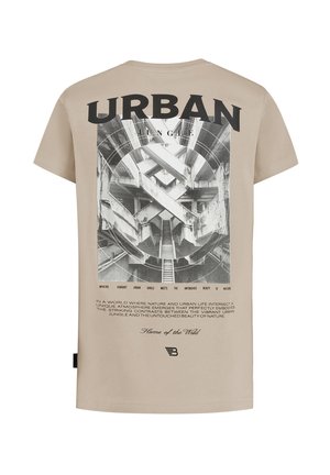 T-shirt print - taupe