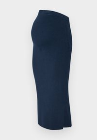 MAMALICIOUS MLJACINA MIDI SKIRT  - Puzdrová sukňa - navy blazer