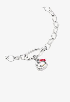 THOMAS SABO, HELLO KITTY CHARM MIT ROTER SCHLEIFE - Charms - silver-coloured
